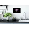 Neon - Vaas - Bloemen Muursticker klein -keuken