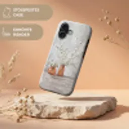 Vazen - Bloemen - Oranje Toughcase MagSafe Apple iPhone 17 klein -USP_RandenV_DE
