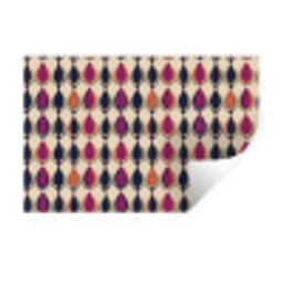 Vintage - Retro - Kleurrijk Muursticker klein 286 -3d