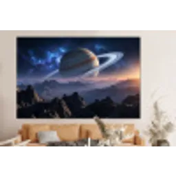 Fantasy - Kosmos - Landschap forex 5mm xxl -bovenbank