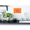 Discoballen - Kers - Spiegels - Roze Muursticker klein -keuken