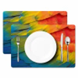 Veren - Ara - Kleurrijk Placemat vinyl groot -zzsfeer2_Kitchenyeah-website
