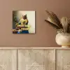 Melkmeisje - Goud - Quotes - Schilderij - Oude meesters aluminium wit klein -sfeer4