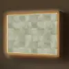 Vlakken - Rustiek - Groen Light Box met batterij (Wandlamp) middel 907 -z3d_website