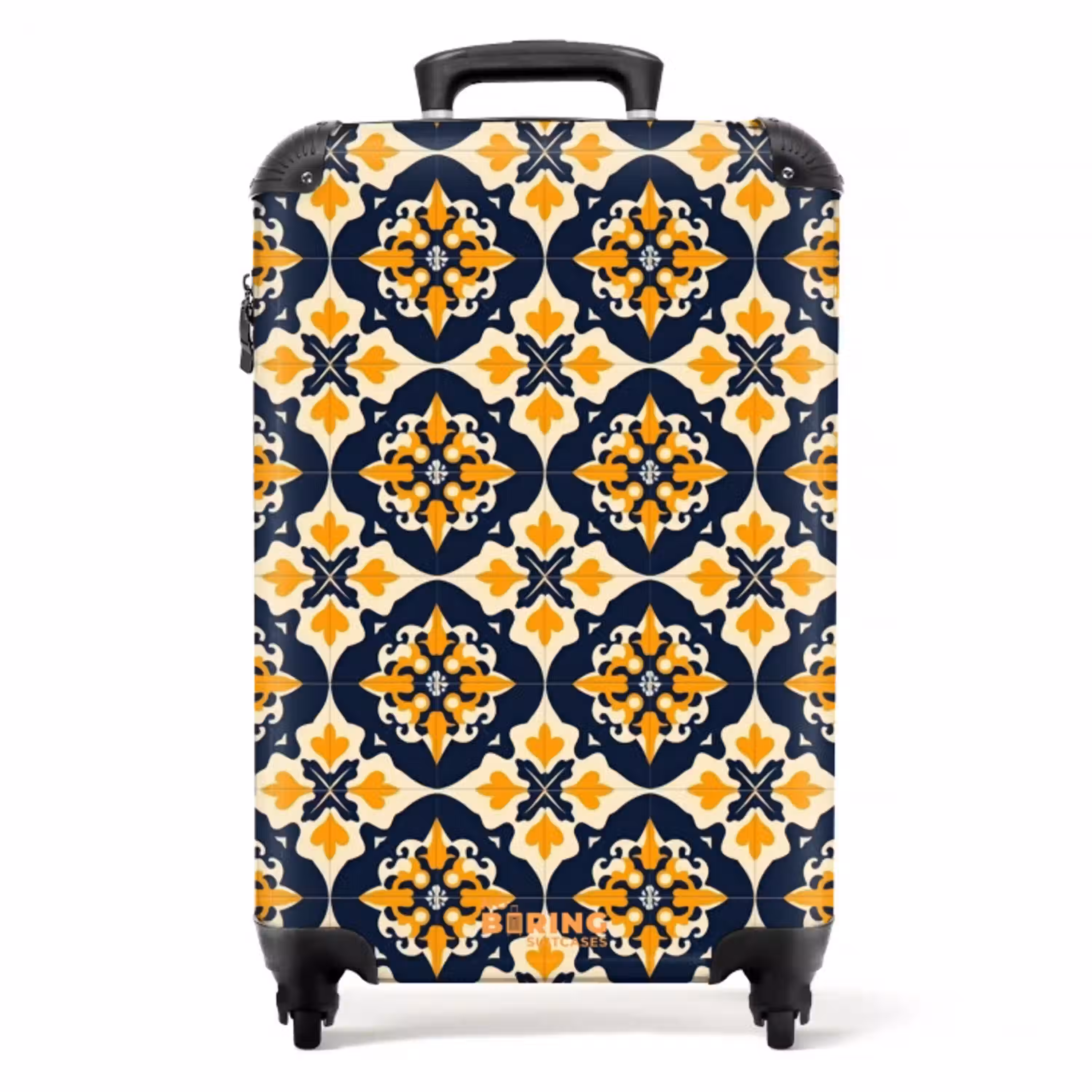 Patroon - Siertegel - Kleurrijk NBS - Handbagage koffer - Volwassenen Unisex middel -productfoto_recht