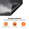 Olifant - Zwart - Wit - Rook Inductie beschermer vinyl 3mm klein -zzzzzzz-td-onderkant