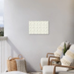 Abstract - Structuur - Grijs - Wit Tuinposter op houten frame 2 cm dik klein 845 -sfeer1