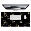 Patroon - Kersen - Goud - Chrome Muismat XXL klein -3d