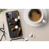 Lepel - Kruiden - Specerijen - Keuken - Industrieel Hoesje iPhone 12 Pro met koord klein -oordop