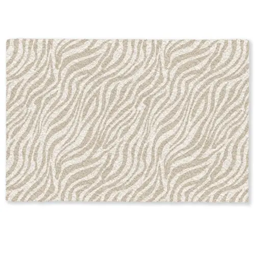 Zebra - Patroon - Beige Deurmat klein 898 -zkaufland3d