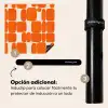 Patroon - Retro - Oranje Inductie beschermer vinyl 3mm middel 274 -zzzzzzz-induclip_ES