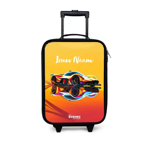 Sunbeam sprinter Kinderkoffer - Zwart klein -3d