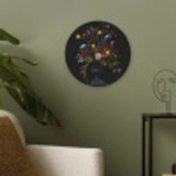 Klassiek - Vaas - Boeket - Bloemen Akoestische PET Vilt - Rond klein -sfeer2