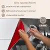 Wasbeer - Cute - Pasta - Tafelkleed - Zwart - Wit keuken achterwand spatscherm klein -spatscherm_NL
