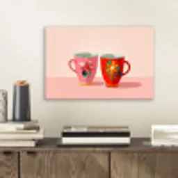 Theekopjes - Bloemmotieven - Roze - Theezakjes aluminium wit klein -sfeer1