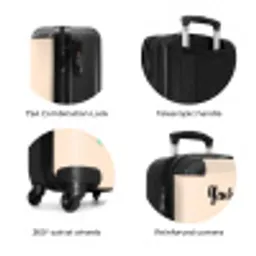 Boardende bok NBS - Handbagage koffer - Kinderen Unisex middel zzzzzzzbolletjes_ENG