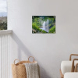 Verborgen Waterval tuinposter los doek klein -sfeer8