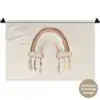 Regenboog - Bohemian - Boho - Pastel kleuren Wandkleed katoen klein -t3d_DE