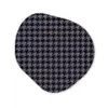 Plaid - Patroon - Ruit - Blauw Wandcirkel Organisch Forex 3mm klein 629 -3d