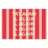 Strepen - Rood - Try again Placemat vinyl groot -zzsfeer1_Kitchenyeah-website