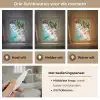 Tropisch - Strand - Water - Palmbomen Light Box met kabel (Tafellamp) klein -USP_lichtkleurNL