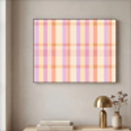 Pastel - uitpatroon - Geometrisch Textielframe zwart klein 947 -sfeer2