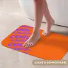 Cool - Paars - Oranje Badmat klein -USP_ZachtNL