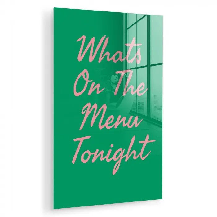 Menu - Quote - Roze plexiglas 5mm klein -zzzproduct_nieuw