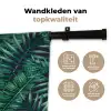 Jungle - Bladeren - Tropical Wandkleed katoen klein -sfeer2
