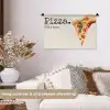 Pizza - Kaas - Pepperoni Wandkleed katoen klein -sfeer1