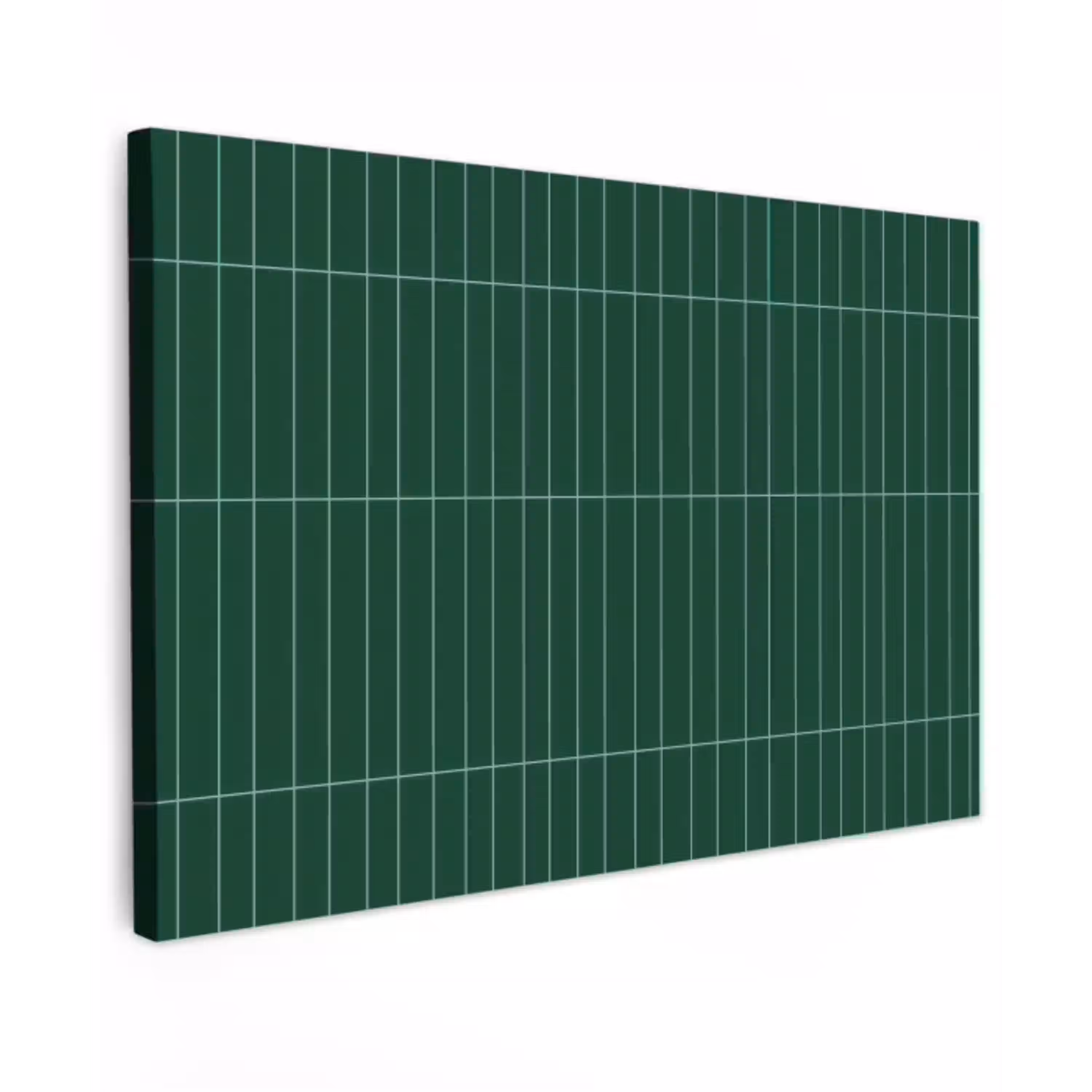 Patroon - Tegels - Donkergroen canvas 2cm klein 34 -z3d