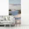 Duinen - Gras - Wolken - Beige fotobehang vinyl groot -woonkamer