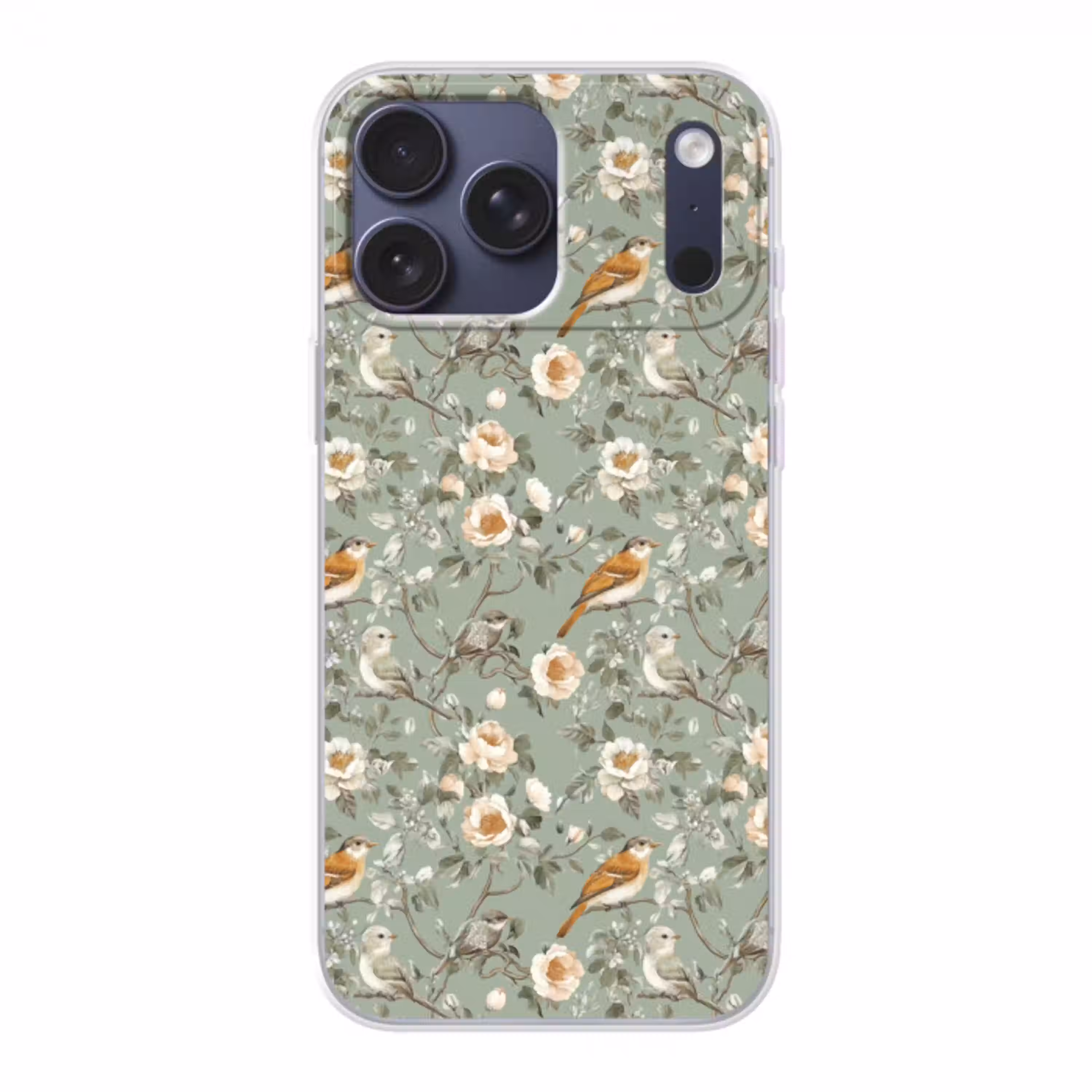 Roze - Vogels - Kleurrijk Telefoonhoesje iPhone 17 Pro Max klein 879 -3d