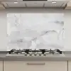 Marmer - Steen - Wit - Grijs - Marmerlook keuken achterwand spatscherm klein -3d_website