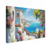 Landschap - Bloemen - Natuur - Zomer canvas 2cm klein -z3d