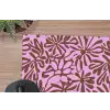 Organisch - Patroon - Roze muismat rubber klein 262 -closeup