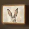 Haas - Oren - Bruin Light Box met batterij (Wandlamp) middel -z3d_website