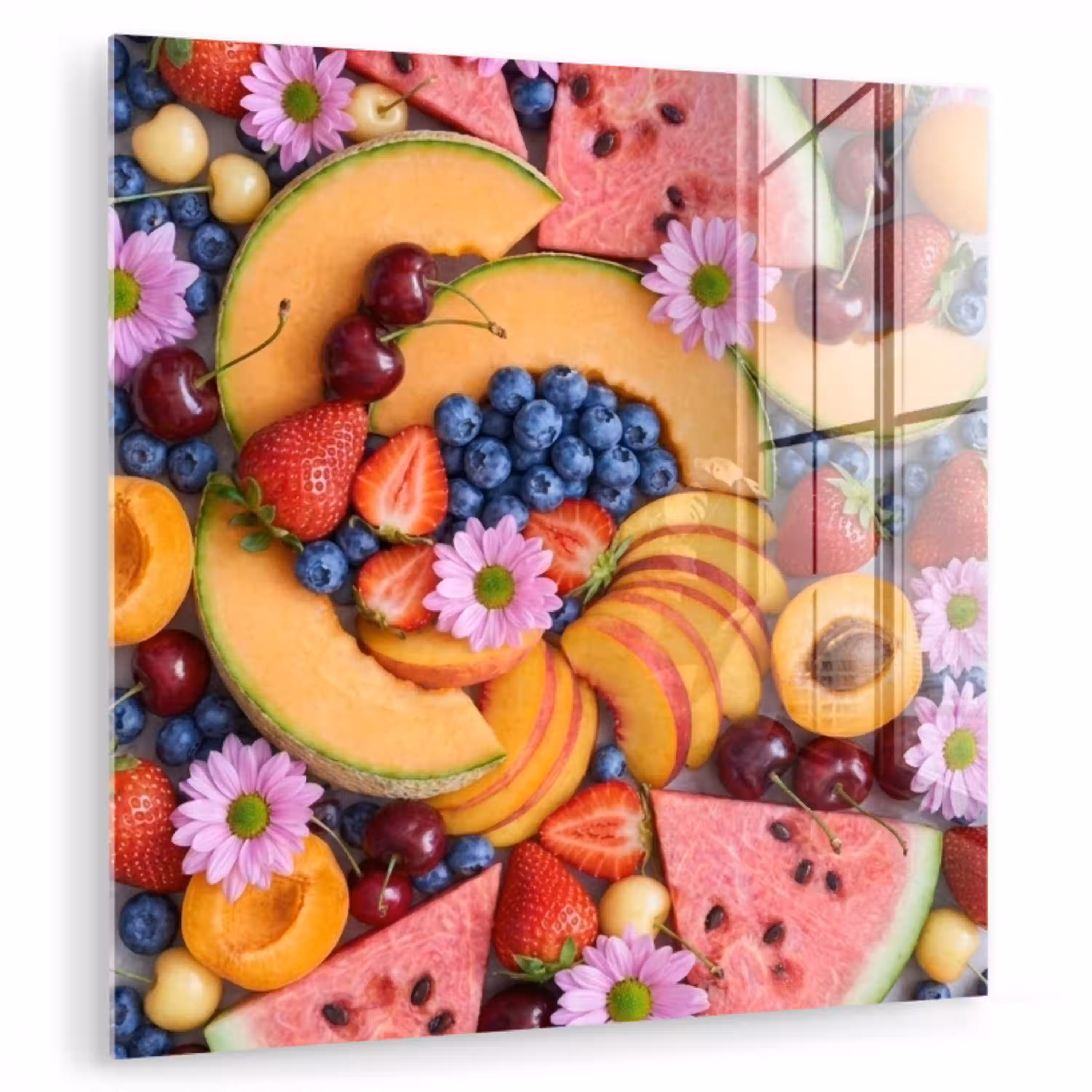 Eten - Fruit - Zomer - Kleurrijk plexiglas 5mm klein -zzzproduct_nieuw