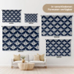 Modern - Ontwerp - Blauw Wandkleed katoen klein 269 -tsfeer8_DE