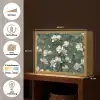 Bloemen - Takken - Wit - Klassiek Light Box met batterij (Wandlamp) middel -USP_websiteoverzichtNL