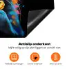 Kat - Graffiti - Kleurrijk - Wafel - Eten Inductie beschermer vinyl 3mm klein -zzzzzzz-td-onderkant