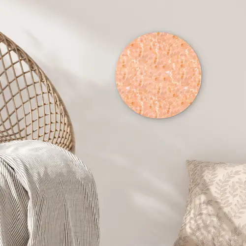 Tint - Olie - Verf - Lichtoranje Wandcirkel plexiglas klein 852 -sfeer5