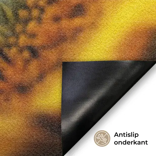Zonnebloem - Close up - Geel - Quote Deurmat klein -antislip_NL