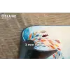 Zee - Vissen - Kleurrijk - Dynamisch Placemat vinyl groot -closeup