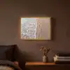 Voetstappen - Vloedlijn - Zee Light Box met batterij (Wandlamp) middel -sfeer4