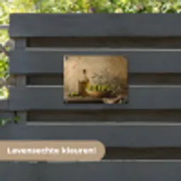 Olijven - Stilleven - Vintage tuinposter los doek klein -sfeer3