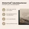 Berglandschap - Mist  - Penseelstreken Inductie beschermer vinyl 3mm middel -sfeer2