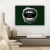 Mond - Groen - Illustratie - BLAH BLAH canvas 2cm klein -sfeer6