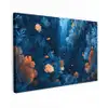 Koraalrif - Vissen - Oceaan - Blauw canvas 2cm klein -z3d