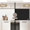 Plank - Zwart - Patronen keuken achterwand 2 middel 871 -voor-na2_NL